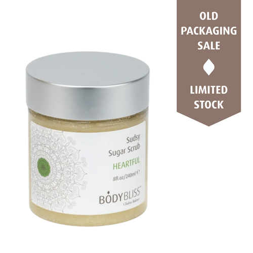 HEARTFUL Geranium & Rose Sudsy Sugar Scrub 8oz SALE