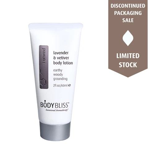 i unwind Organic Lavender & Vetiver Body Lotion 2oz SALE