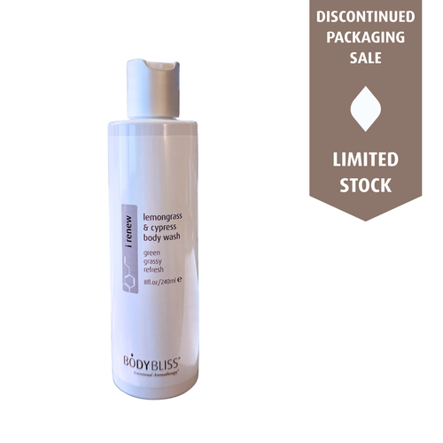 I RENEW Organic Lemongrass & Cypress Body Wash 8oz SALE
