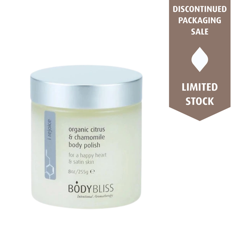 I REJOICE citrus and chamomile sugar polish 8oz SALE
