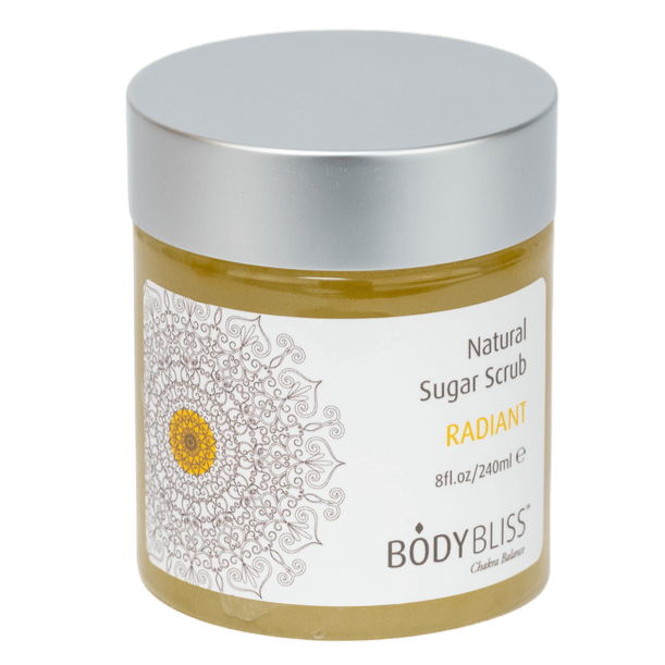 RADIANT Organic Lemon & Amber Jojoba Sugar Scrub