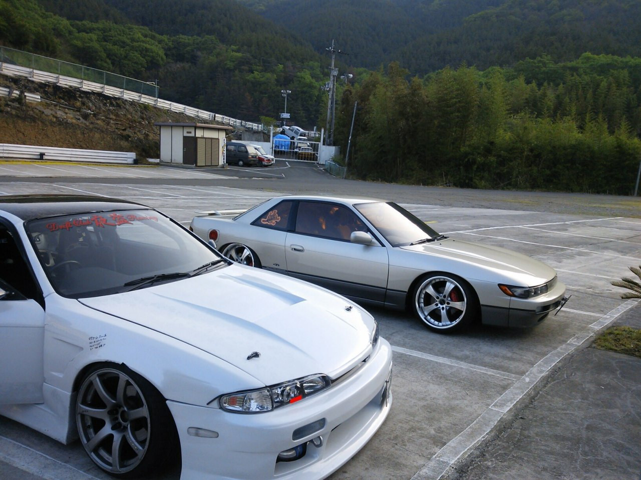 M-Sports Nissan S14 Kouki - Colored Carbon Hood - KoruWorks
