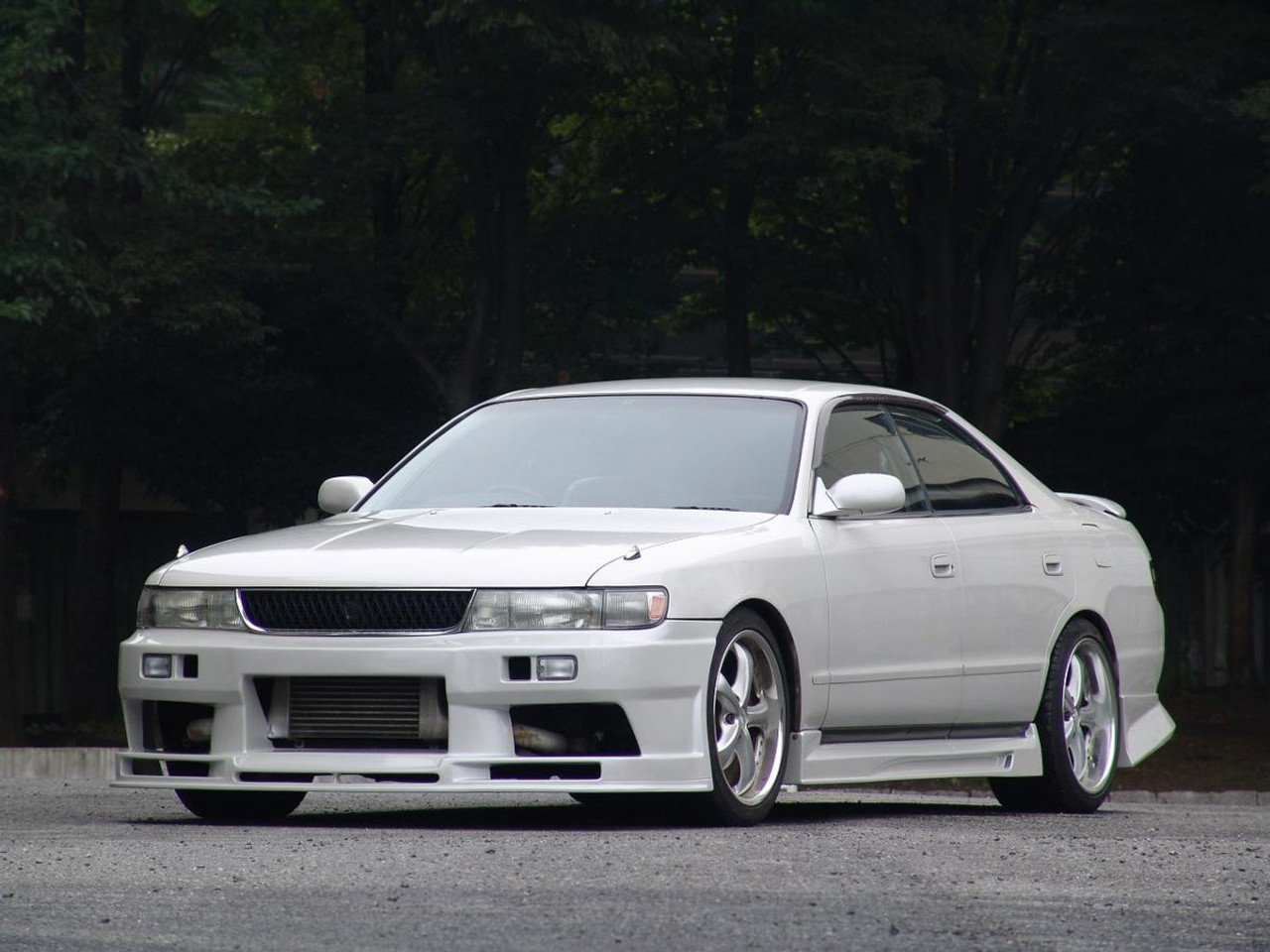 ビール新品｜風間オート promode　チェイサー（JZX90）　リアアンダー（未塗装） エアロパーツ