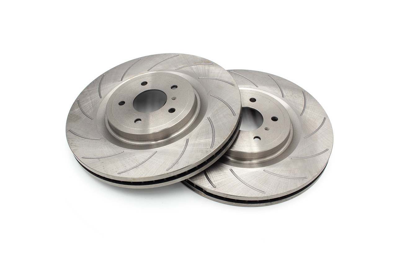 Rakutao ROFU 370Z/G37 Max Street Friction Slotted Front Rotors