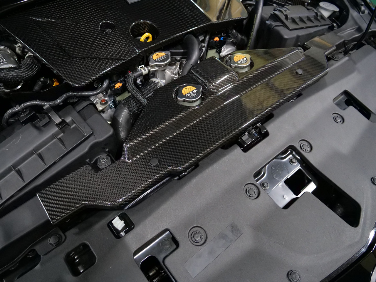 バーベキュー・調理用品 L DESIGN WORKS Xross grip HKS 2023 Nissan Z Dry Carbon Radiator Cover - 70026-AN003