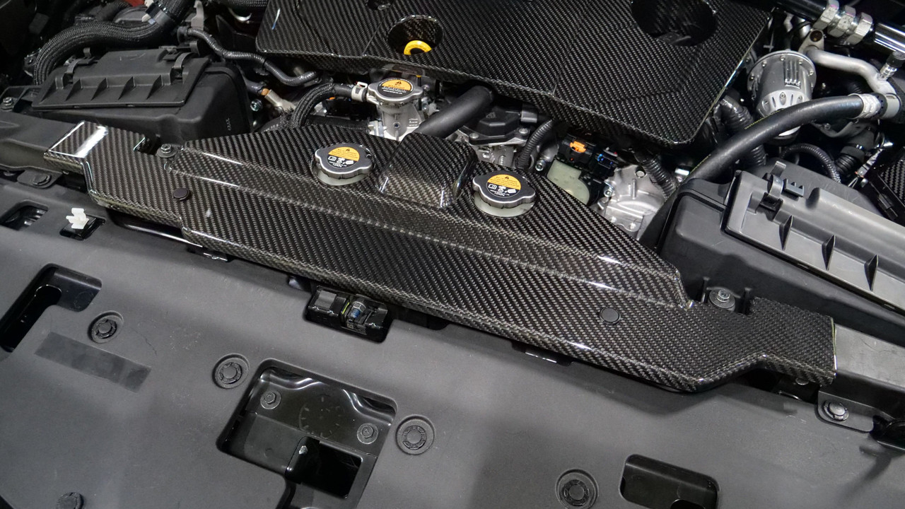 HKS 2023 Nissan Z Dry Carbon Radiator Cover - 70026-AN003
