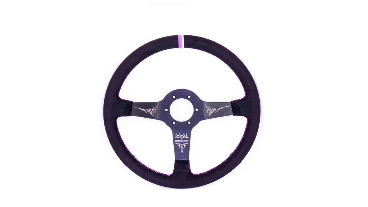 KoruWorks X Grip Royal V2 Pinstripe Steering Wheel - KoruWorks