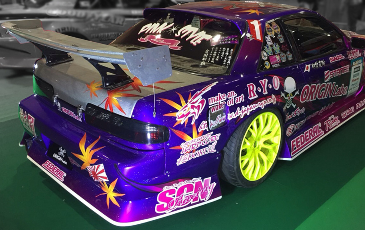 【バンブー竹】シルビアs13 ORIGIN ＋55mmフェンダー セット Origin Lab S13 Silvia 55mm Type 3 Rear Fender - KoruWorks