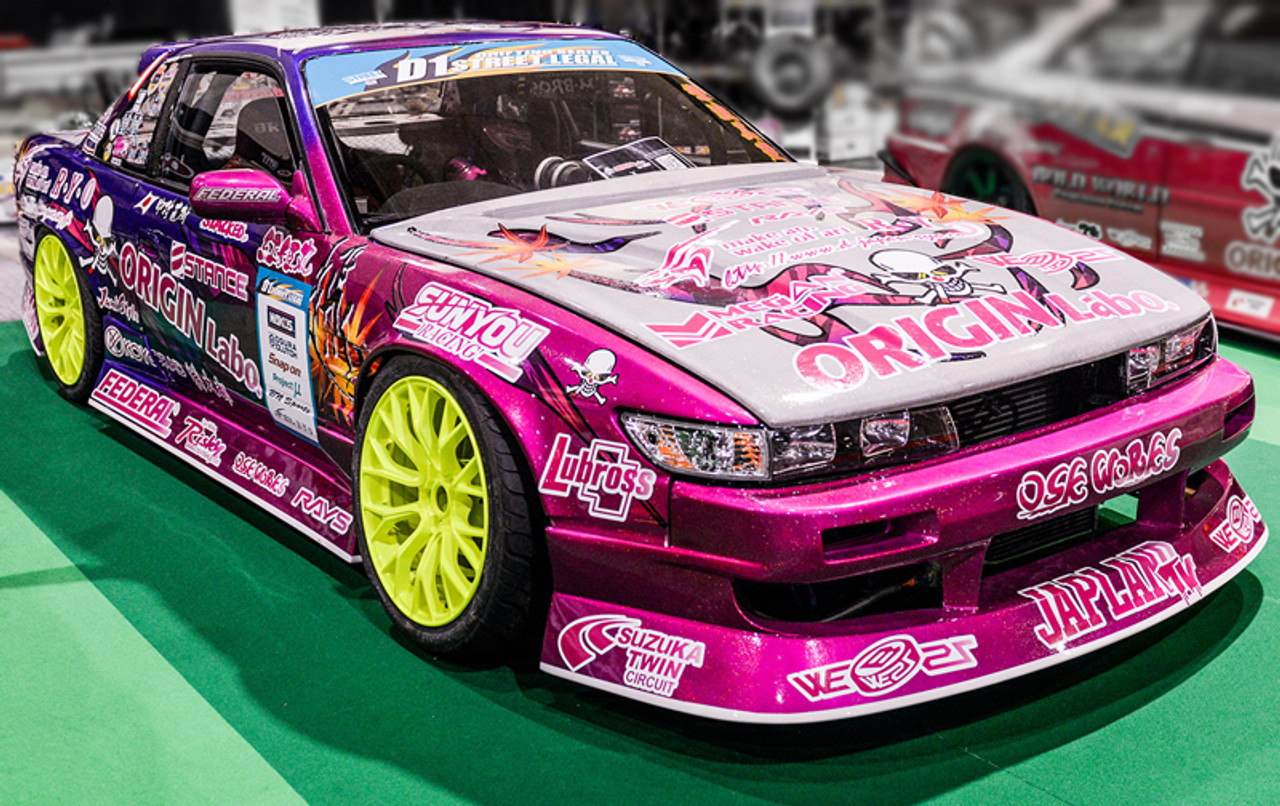 【バンブー竹】シルビアs13 ORIGIN ＋55mmフェンダー セット SILVIA S13 / +55mm フロントフェンダー（ツインダクト