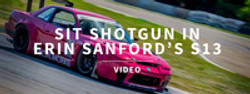 Video - Onboard of Erin Sanford piloting his S13 to 1st Place