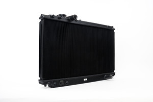 CSF 93-98 Toyota MK4 Supra Radiator - Black Finish - 2882B