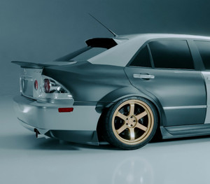 Big Duck Club Lexus IS300 / Altezza Rear Bumper Extensions