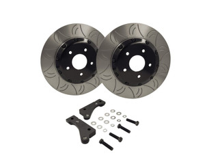HFM 324mm R32 GTR front slotted rotors (SOLD AS A PAIR) - 1 Piece rotors