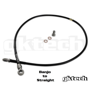 GKTech 240sx/Skyline to Z33/Z34 Conversion braided clutch line - Banjo to Straight GKTech 240sx/Skyline to Z33/Z34 Conversion braided clutch line - Banjo to Straight
