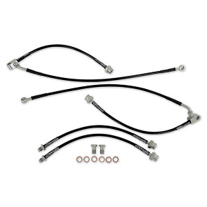 GKTech Nissan Z33 350z braided brake line set (front and rear) GKTech Nissan Z33 350z braided brake line set (front and rear)