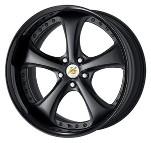 Work VS-KF# - Matte Black w/ Anodized Black Lip Work VS-KF# - Matte Black w/ Anodized Black Lip