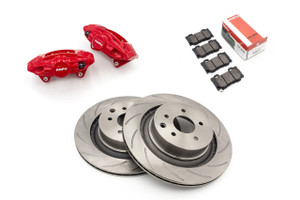 ROFU - Z34 Rear Brake Calipers, Rotors, and Pads Kit - Nissan 370Z Sport 2 Piston ROFU - Z34 Rear Brake Calipers, Rotors, and Pads Kit - Nissan 370Z Sport 2 Piston