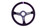 KoruWorks X Grip Royal V2 Pinstripe Steering Wheel KoruWorks X Grip Royal V2 Pinstripe Steering Wheel