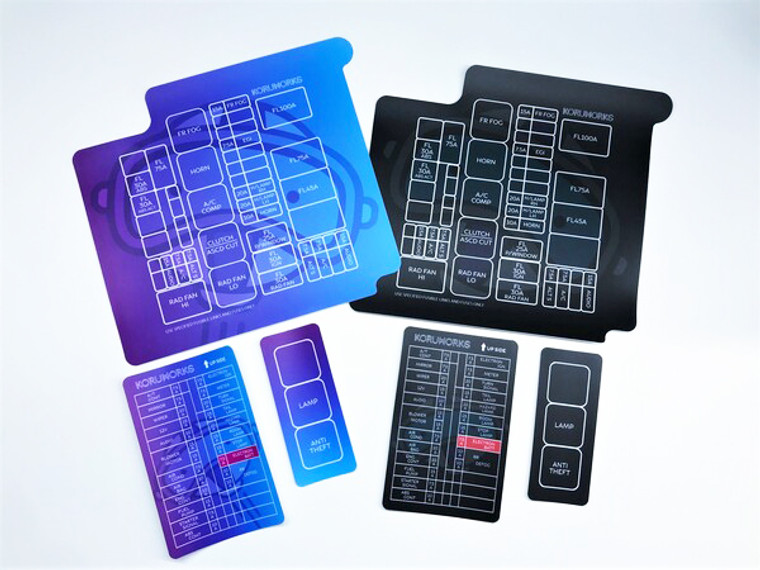 KoruWorks Nissan 240sx S14 Fuse Box Covers