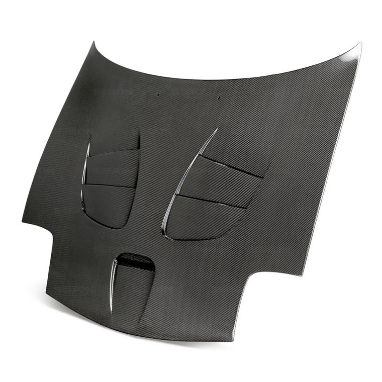 Seibon 93-96 Mazda RX-7 ST Carbon Fiber Hood - HD9396MZRX7-ST