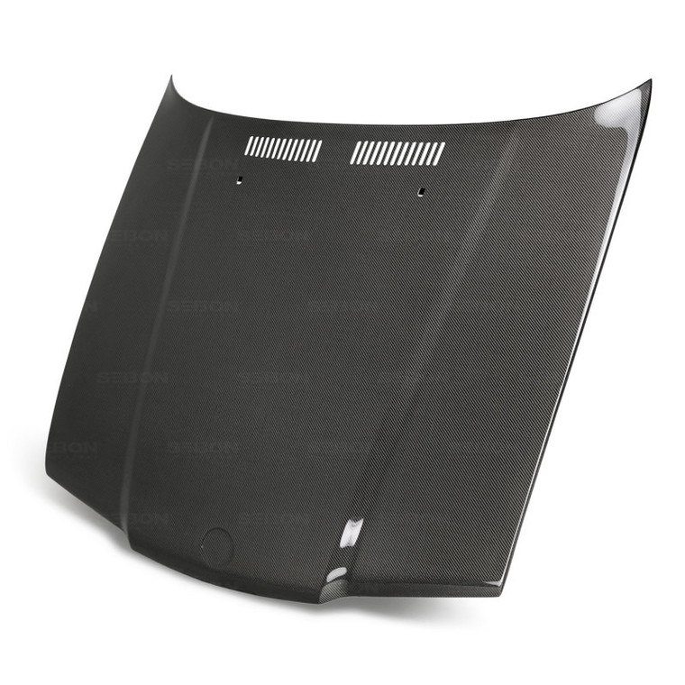 Seibon 92-98 BMW 3 Series 2dr (E36) (Exc 318) OEM Carbon Fiber Hood - HD9298BMWE362D-OE