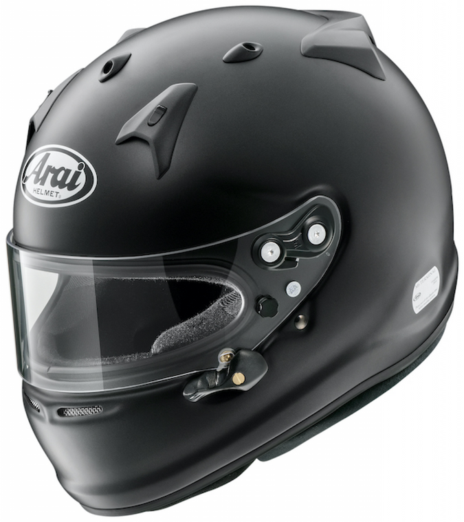 Arai GP-7 Black Frost X Small Racing Helmet (ARA-GP-7-BXS)