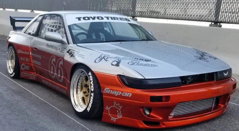 GReddy 89-94 Nissan 240SX Coupe w/ Silvia Headlights Pandem S13 Full Wide-Body Aero Kit w/o GT Wing - 66920280