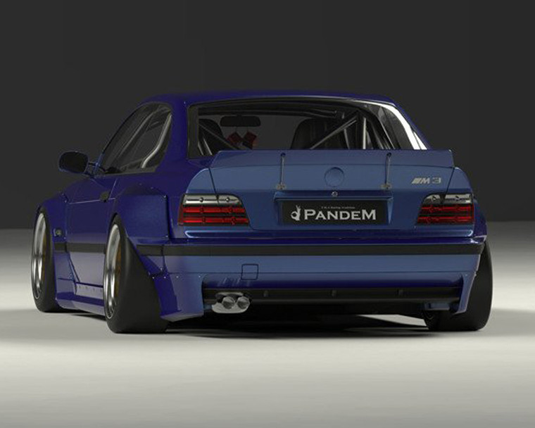 GReddy 92-99 BMW E36 Pandem Rear Fenders - 17090214