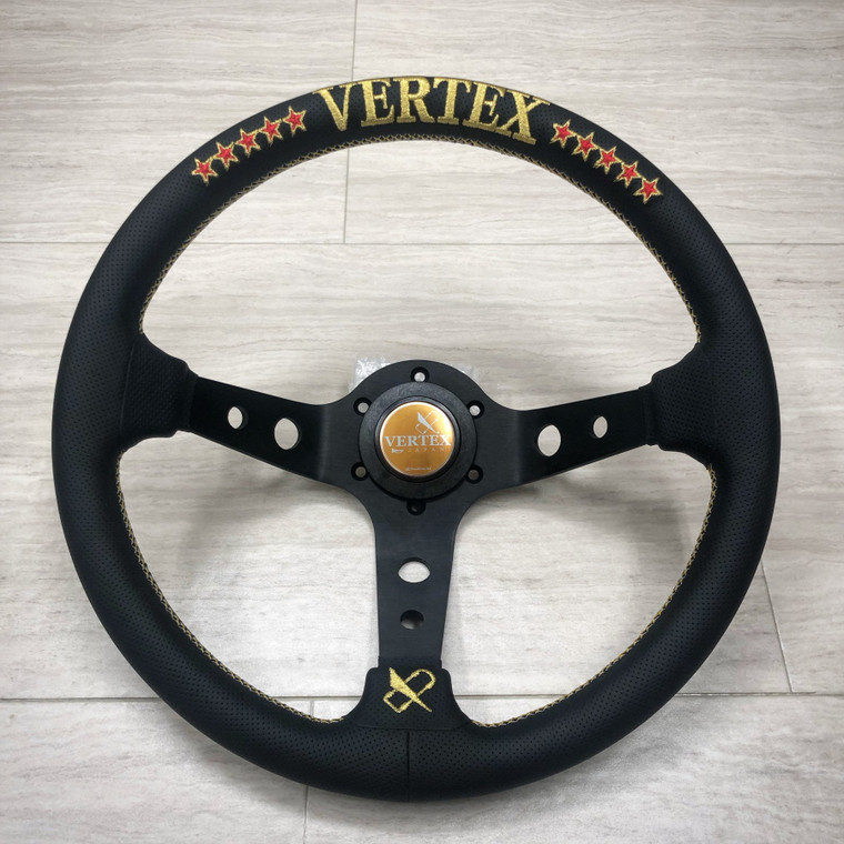 Vertex 10 Star Steering Wheel (Gold)