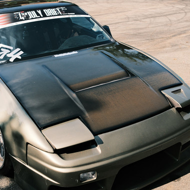M-Sports Nissan 180sx/240sx - Colored Carbon Hood - KoruWorks