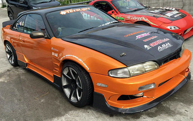 Origin Lab S14 Zenki Vented Hood Type II - KoruWorks
