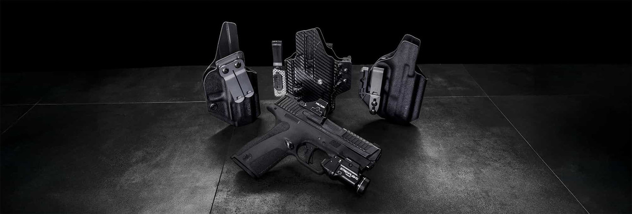 M&P Shield X with Streamlight TLR-7 Sub weapon light holsters available in the ARC Series at Tulster