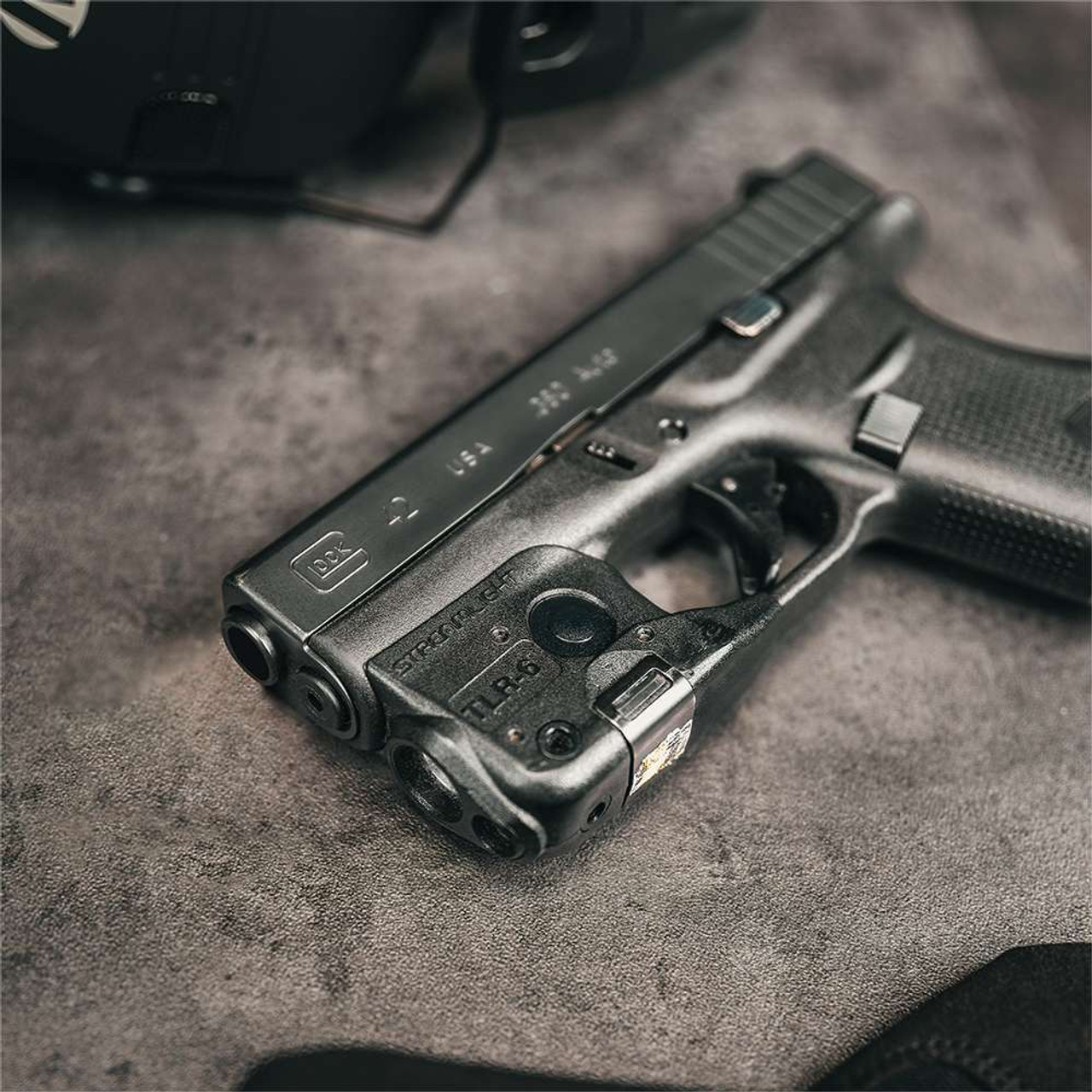 Trigger Guard Light/Laser by Streamlight TLR-6 - Glock 42/43/43X/48 |  Tulster - Black, image size:1280x1280