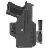 Back view of Tulster ARC IWB light-bearing holster for Shadow Systems CR920 Streamlight TLR-7 Sub, left-hand draw