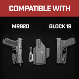 ARC IWB Light-Bearing Holster in Left Hand for: Shadow Systems MR920  Streamlight TLR-7A/TLR-7X/TLR-7HLX