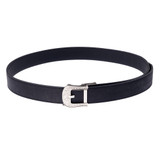 Kore Essentials - 1.5" Buffalo Leather Gun Belt - Black, Rodeo Buckle - Tulster