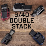Echo Ambidextrous Mag Carrier for: Universal 9/40 Double Stack Magazine Tulster