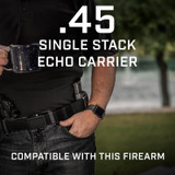 Tulster Profile IWB Holster in Left Hand for: M&P Shield 3.3" 45