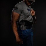 Tulster Contour OWB Holster in Right Hand for: M&P Shield/Plus 3.1" 9/40