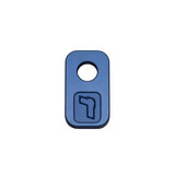 OWB Retention Tag, Blue Anodized Aluminum - Contour Series Tulster