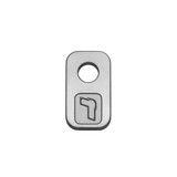 OWB Retention Tag, Grey Anodized Aluminum - Contour Series Tulster