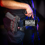 Range+ OWB Paddle Holster in Left Hand for: Glock 17/22/31/47/49 Range+ OWB Paddle Holster in Left Hand for: Glock 17/22/31/47/49