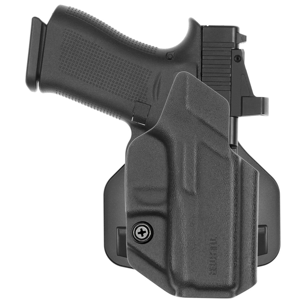 Range+ OWB Paddle Holster in Right Hand for: Glock 43/43X/MOS image 1