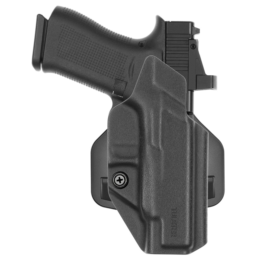Range+ OWB Paddle Holster in Right Hand for: Glock 48/MOS image 1