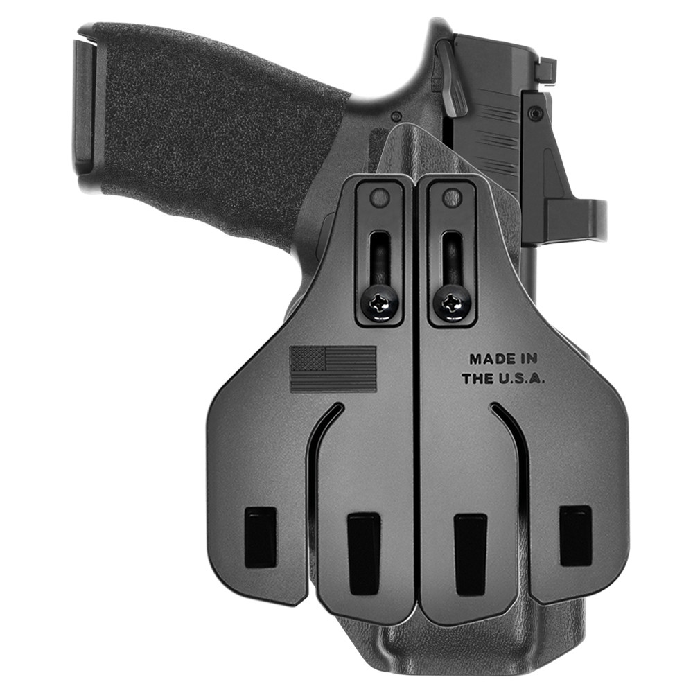 Range+ OWB Paddle Holster in Left Hand for: Springfield Armory