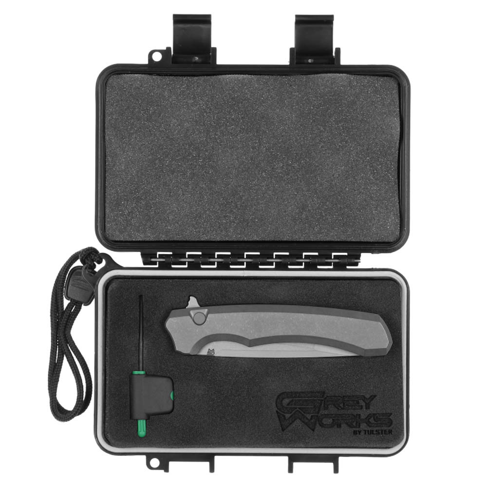 GreyWorks GW1 Pocket Folding Knife - Tanto - Tulster - Image 3