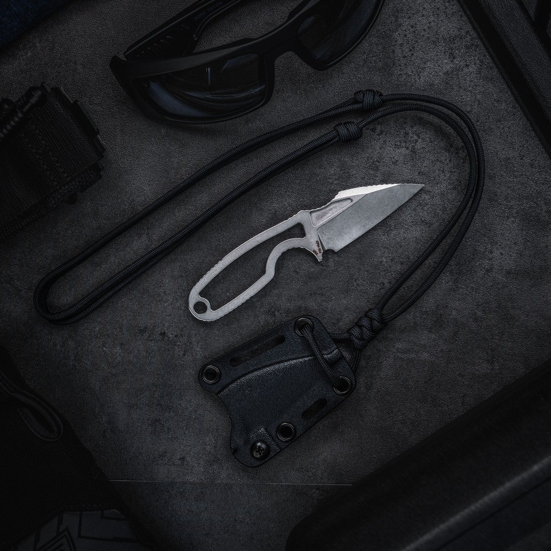 GreyWorks GW2 EDC Fixed Blade Knife - Stonewash image 6