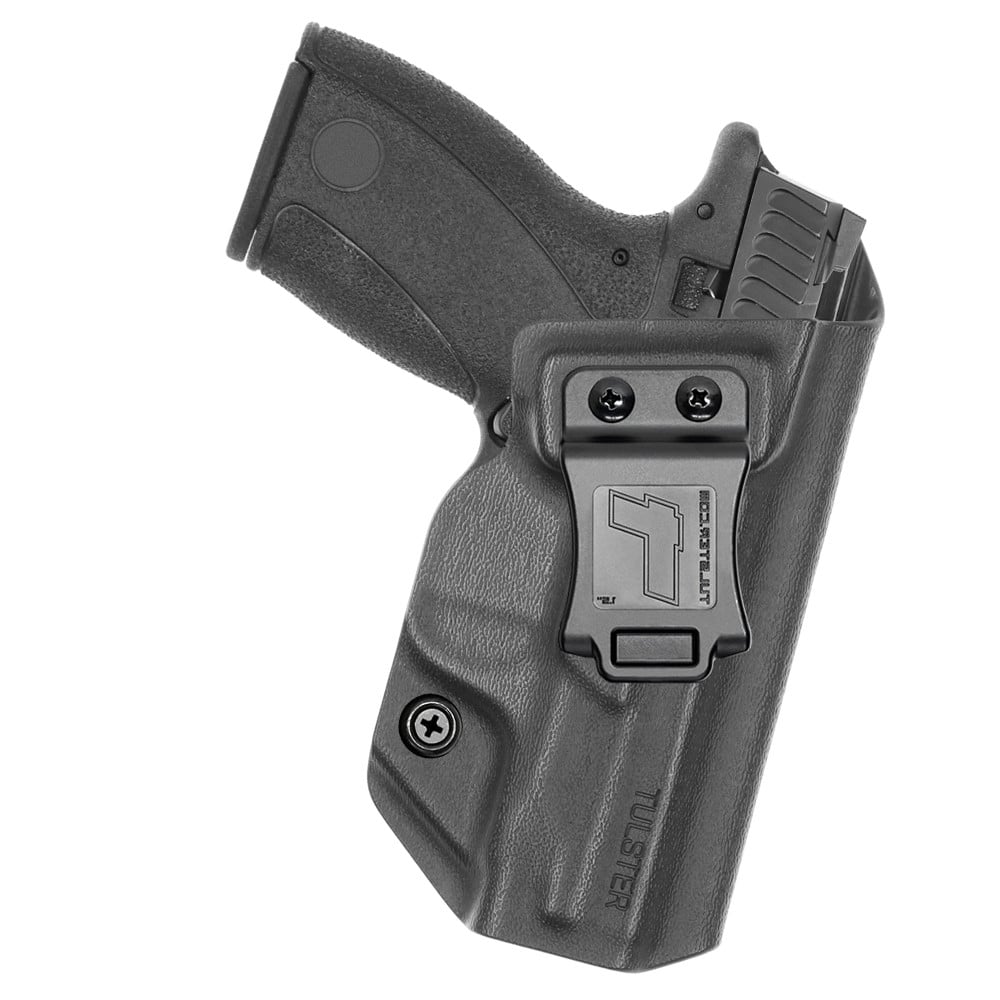 Front view of Tulster Profile IWB holster for Smith & Wesson Bodyguard 2.0, right-hand draw. - Image 1