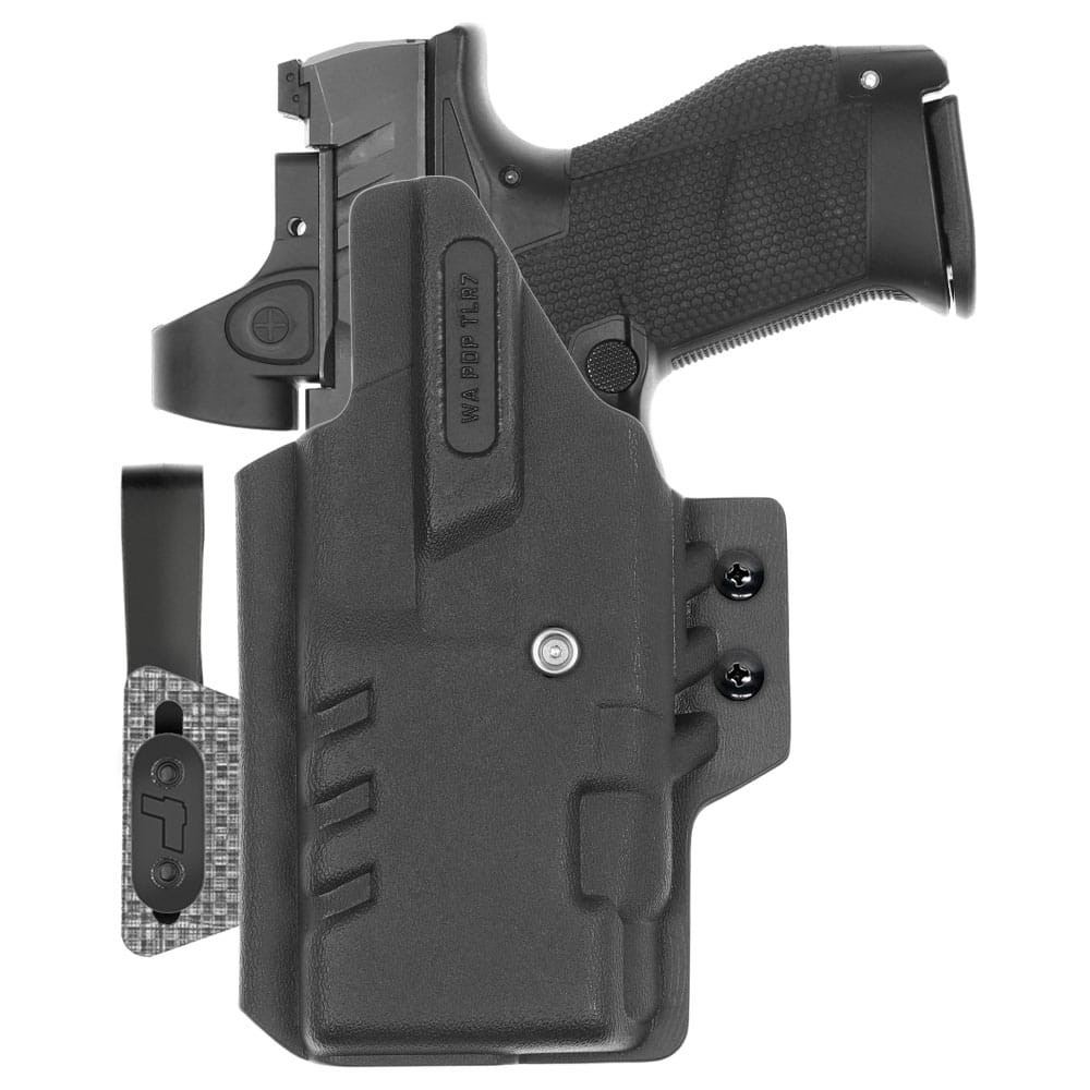 Front view of Tulster ARC IWB light-bearing holster for Walther PDP Compact 4", right-hand draw - Image 2