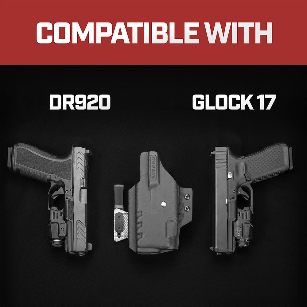 ARC IWB Light-Bearing Holster in Right Hand for: Shadow Systems DR920 Streamlight TLR-7A/TLR-7X/TLR-7HLX - Tulster - Image 3